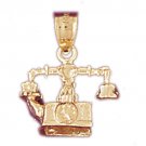 14K GOLD CHARM - PHONE #6580