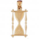 14K GOLD CHARM - CLOCK #6576