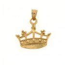 14K GOLD CHARM - CROWN #6561