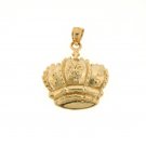 14K GOLD CHARM - CROWN #6557
