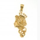 14K GOLD CHARM - QUEEN #6553