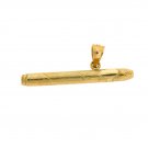 14K GOLD CHARM - CIGAR #6539