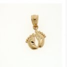 14K GOLD CHARM - FOOTS PRINT #6531