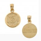 14K GOLD SEVEN WISHES CHARM - HAPPINESS #6487