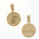 14K GOLD SEVEN WISHES CHARM - FRIENDSHIP #6484