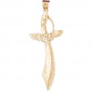 14K GOLD CHARM - SWORD #4836