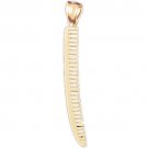 14K GOLD HAIRDRESSER CHARM - COMB #6389