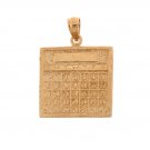 14K GOLD OFFICE CHARM - CALCULATOR #6433