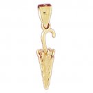 14K GOLD HOUSEHOLD CHARM - UMBRELLA #6622