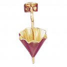 14K GOLD HOUSEHOLD CHARM - UMBRELLA #6621