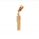 14K GOLD HOUSEHOLD CHARM - CANDLE #6604