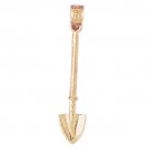14K GOLD GARDENING CHARM - SPADE #6686