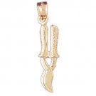 14K GOLD GARDENING CHARM #6677