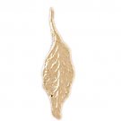 14K GOLD LEAF CHARM #6785