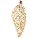 14K GOLD LEAF CHARM #6782