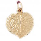 14K GOLD LEAF CHARM #6780