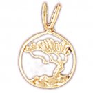 14K GOLD TREE CHARM #6831