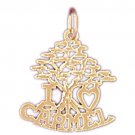 14K GOLD TREE CHARM #6829
