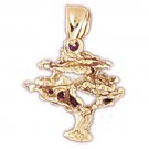 14K GOLD TREE CHARM #6825