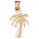 14K GOLD PALM TREE CHARM #6804
