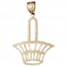 14K GOLD COOKING CHARM - BASKET #6969