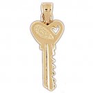 14K GOLD CHARM - KEY #7093