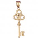 14K GOLD CHARM - KEY #7085
