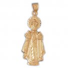 14K GOLD RELIGIOUS CHARM - MEDAL #8812