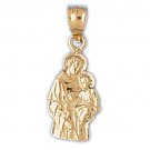 14K GOLD RELIGIOUS CHARM - MEDAL #8806