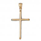 14K GOLD RELIGIOUS CHARM - CROSS #8190