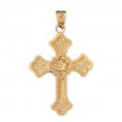 14K GOLD RELIGIOUS CHARM - CROSS #8139
