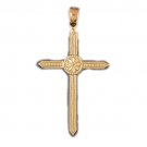 14K GOLD RELIGIOUS CHARM - CROSS #8132