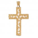 14K GOLD RELIGIOUS CHARM - CROSS #8127