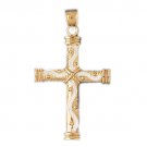 14K GOLD RELIGIOUS CHARM - CROSS #8124