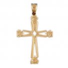 14K GOLD RELIGIOUS CHARM - CROSS #8120