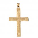 14K GOLD RELIGIOUS CHARM - CROSS #8117