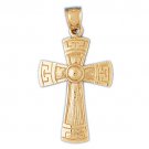 14K GOLD RELIGIOUS CHARM - CROSS #8060