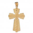 14K GOLD RELIGIOUS CHARM - CROSS #8051