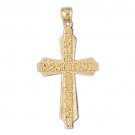 14K GOLD RELIGIOUS CHARM - CROSS #8047