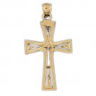 14K GOLD RELIGIOUS CHARM - CROSS #8044