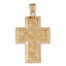 14K GOLD RELIGIOUS CHARM - CROSS #8037