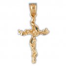 14K GOLD RELIGIOUS CHARM - CROSS #8004