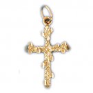 14K GOLD RELIGIOUS CHARM - CROSS #8002