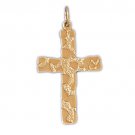 14K GOLD RELIGIOUS CHARM - CROSS #7996