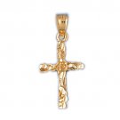 14K GOLD RELIGIOUS CHARM - CROSS #7993
