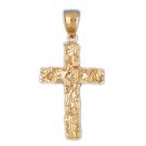 14K GOLD RELIGIOUS CHARM - CROSS #7992