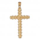14K GOLD RELIGIOUS CHARM - CROSS #7990