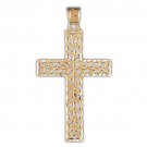 14K GOLD RELIGIOUS CHARM - CROSS #7989