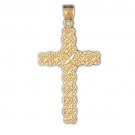 14K GOLD RELIGIOUS CHARM - CROSS #7988