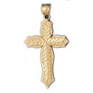 14K GOLD RELIGIOUS CHARM - CROSS #7985